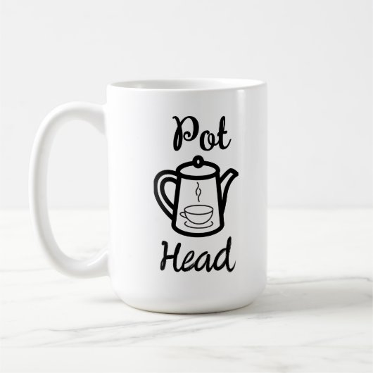 Pot Head - Coffee Funny Coffee Combo Tasse (Links)