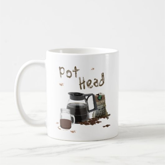 Pot Head-Kaffee Kaffeetasse (Links)