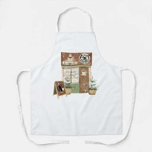 Pot Head-Kaffee Schürze (Vorderseite)