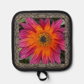 Pot Holder mit Brilliant Magenta Gazania Topflappen (Vorderseite)