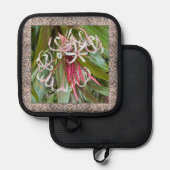 Pot Holder mit der schönen Spinne Lily Topflappen (Vorderseite/Rückseite)