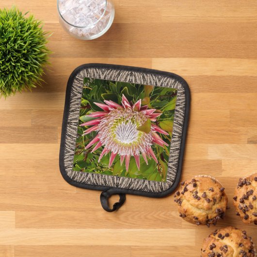 Pot Holder mit Lovely Protea Topflappen (Oben Unten)