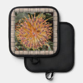 Pot Holder mit Lovely Protea Topflappen (Vorderseite/Rückseite)