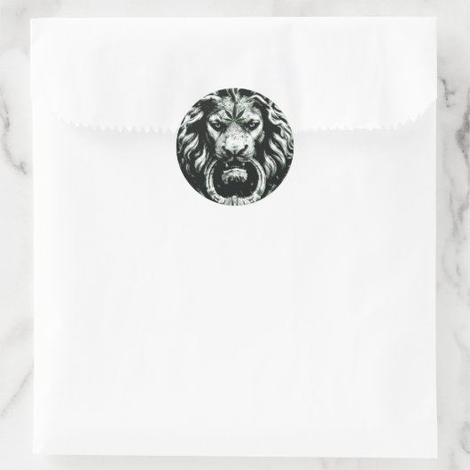 Pot Leaf Lion Sticker (Tasche)