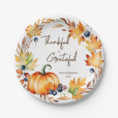 Pot Luck Erntedank Dinner Party Geschirr Pappteller (Vorderseite)