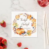 Pot Luck Erntedank Dinner Party Geschirr Serviette (Beispiel)