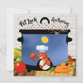 Pot Luck / jede Art der Einladung (Vorderseite)