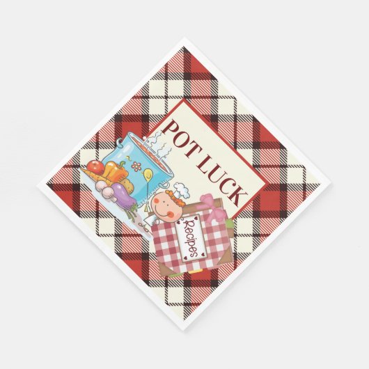 Pot Luck Serviette (Ecke)