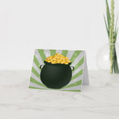 Pot o' Gold Dankeskarte (Vorderseite)