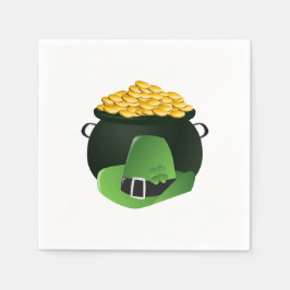 Pot o' Gold Leprechaun Hat Serviette