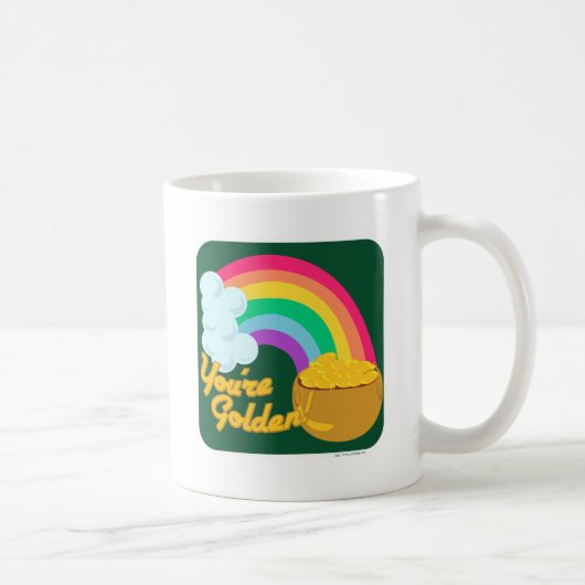 Pot o Gold Sprichwort ! Kaffeetasse (Rechts)