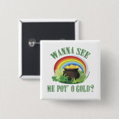 Pot O' Gold St Paddy's Gisoftware Button (Vorne & Hinten)