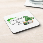 Pot of Gold for St Patricks Day on a  Getränkeuntersetzer (Linke Seite)