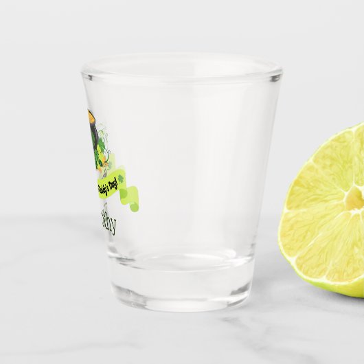 Pot of Gold Happy St. Patrick's Day Schnapsglas (Rechts)