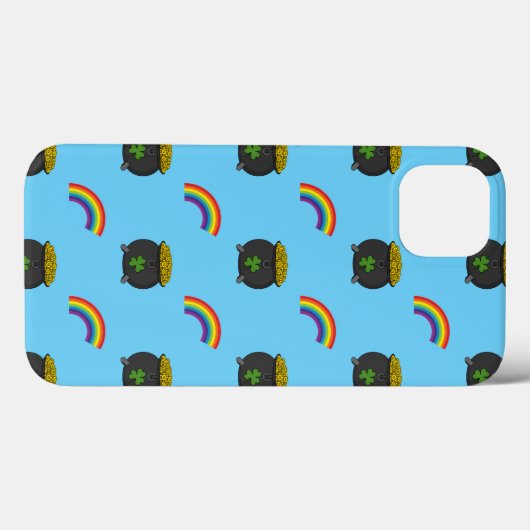 Pot of Gold Rainbow Cartoon Case-Mate iPhone Hülle (Rückseite (Horizontal))