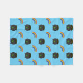 Pot of Gold Rainbow Cartoon Fleecedecke (Vorderseite (Horizontal))