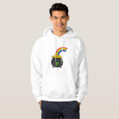 Pot of Gold Rainbow Cartoon Hoodie (Vorne ganz)