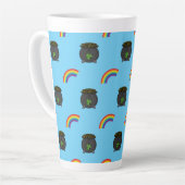 Pot of Gold Rainbow Cartoon Milchtasse (Linke Ecke)