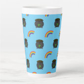 Pot of Gold Rainbow Cartoon Milchtasse (Vorderseite)
