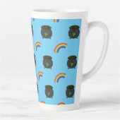 Pot of Gold Rainbow Cartoon Milchtasse (Rechts)