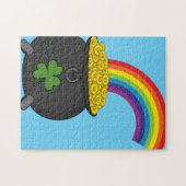 Pot of Gold Rainbow Cartoon Puzzle (Horizontal)