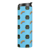 Pot of Gold Rainbow Cartoon Thermosbecher (Nach links gedreht)
