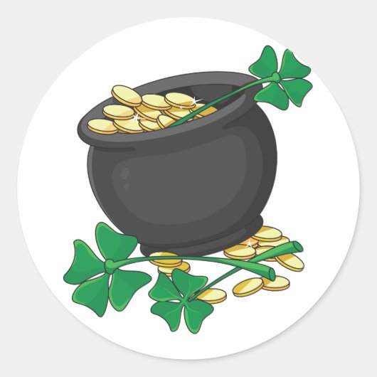 Pot of Gold Stickers (Vorderseite)