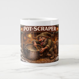 Pot Scraper Icelandic Yule Lad  Jumbo-Tasse