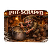 Pot Scraper Icelandic Yule Lad  Magnet (Horizontal)