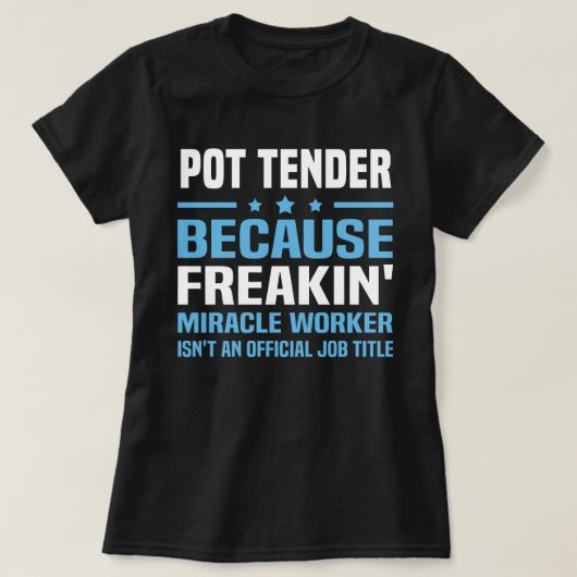 Pot Tender T-Shirt (Design vorne)