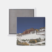Potal Palace in Lhasa, Tibet. Magnet (Vorderseite/Rückseite)