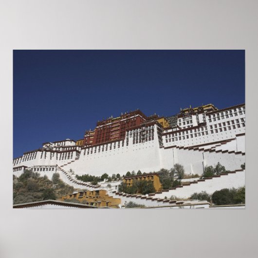 Potal Palace in Lhasa, Tibet. Poster (Vorne)