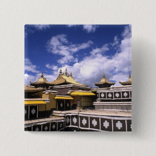 Potala Palace im Innern mit Steppeln an der Zuhaus Button