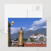 Potala Palace in Lhasa, Tibet aus Postkarte (Vorne/Hinten)