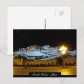 Potala Palace, Lhasa, buddhistische Burg, Tibet Postkarte (Vorne/Hinten)