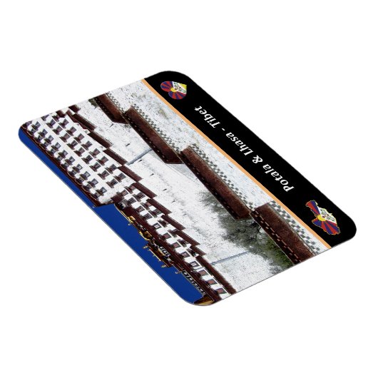 Potala Palace & Lhasa City, Tibet / Himalayas Magnet (Rechte Seite)