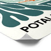 Potala Palace Lhasa Tibet abstrakte Reise Poster (Ecke)