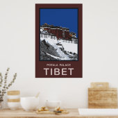 Potala Palace Lhasa Tibet Poster (Küche)