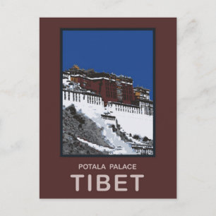 Potala Palace Lhasa Tibet Postkarte