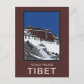 Potala Palace Lhasa Tibet Postkarte (Vorderseite)
