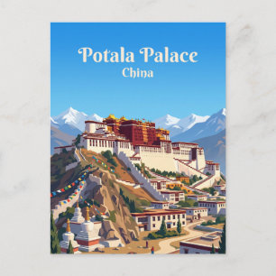Potala-Palast China Postkarte