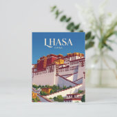 Potala-Palast China Postkarte (Stehend Vorderseite)