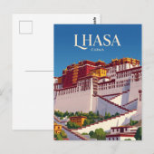Potala-Palast China Postkarte (Vorne/Hinten)