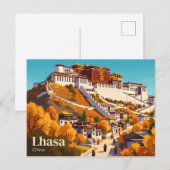 Potala-Palast China Postkarte (Vorne/Hinten)