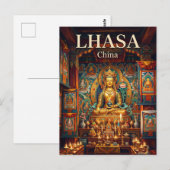 Potala-Palast China Postkarte (Vorne/Hinten)