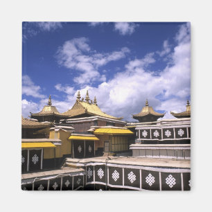 Potala-Palast innen mit Kirchtürmen am Wohnsitz Magnet