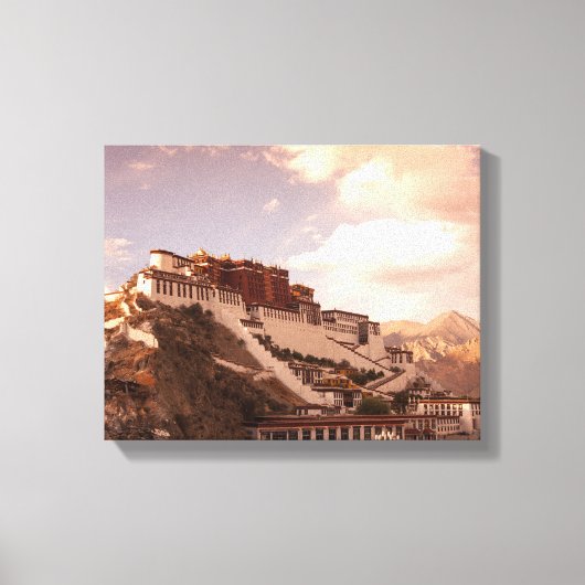 Potala Tibet Canvas Print Leinwanddruck (Vorderseite)