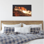 Potala Tibet Stretched Canvas Print Leinwanddruck (Insitu (Schlafzimmer))
