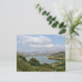 Potami Dam Cretan Landschaft Postkarte (Stehend Vorderseite)