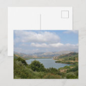 Potami Dam Cretan Landschaft Postkarte (Vorne/Hinten)